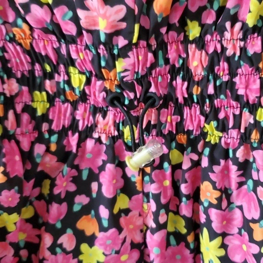 Kate Spade Marker Floral hooded anorak Jacket